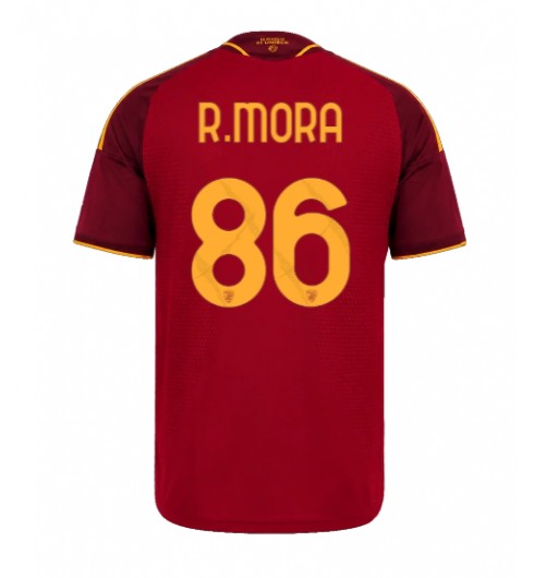 AS Roma Rodrigo Mora #86 Hjemmedrakt 2026-27 Korte ermer AS Roma Rodrigo Mora #86 Hjemmedrakt 2026-27 Korte ermer